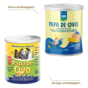 Papa de Ovos para Passaros Zootekna de_para